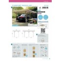Abri voiture carport base 3x5 