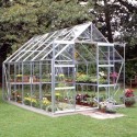 Serre de jardin Magnum 128 en verre trempé - 9.90 m²