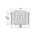 abri de jardin DAINVILLE 5,88m²