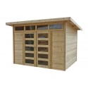 abri de jardin lumineux VERONA 6,89m²