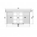 Abri de jardin MALMO 11,38m²