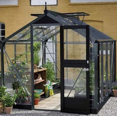Serre en verre trempé Compact 6,6m²