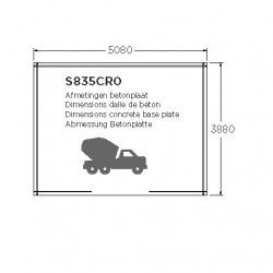 dimensions abri de jardin zurich en bois 17m2