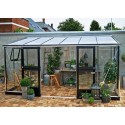 Serre en verre trempé Véranda 4.4 m²