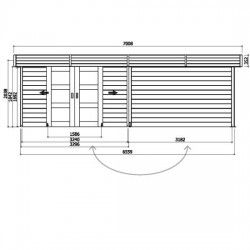 bungalow ARHUS 7,65m²