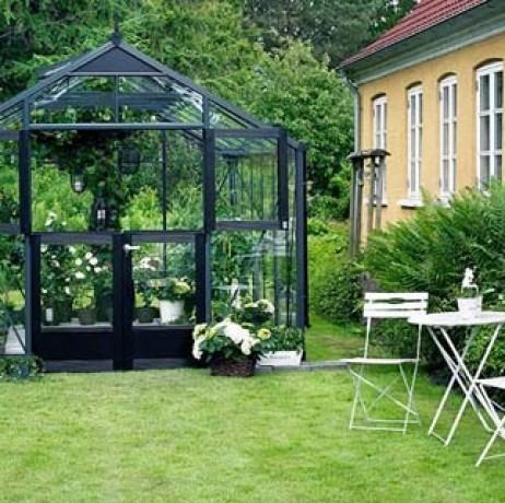 Serre en verre trempé Premium 13 m²