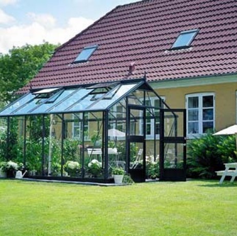 Serre en verre trempé Premium 13 m²