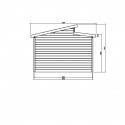 Garage en bois TORINO 20,06m²