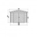 GARAGE Traditionnel 17,07 m² avec double porte