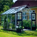 Serre en verre trempé Premium 8.8 m²
