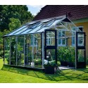 Serre en verre trempé Premium 10.9 m²
