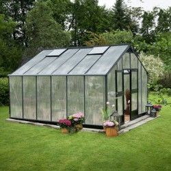 Serre en verre polycarbonate Gardener 16.2 m²