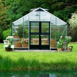 Serre en verre polycarbonate Gardener 18.8 m²