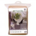 Voile d'hivernage Beige largeur 2 m