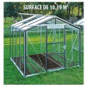 Serre en verre trempé Royal 26 de 10.39 m²