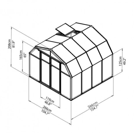 Rion Hobby Gardener 7,07 m²