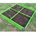 Carré potager avec charnières + croisillons & géotextile