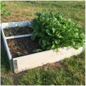Carré potager avec charnières + croisillons & géotextile