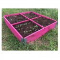 Carré potager avec charnières + croisillons & géotextile