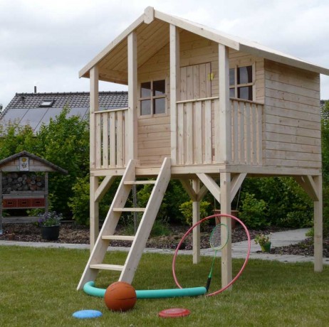 Maison en bois enfants sur pilotis - Noah