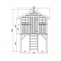 Maison en bois enfants sur pilotis - Noah