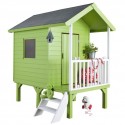 Maisonnette enfant bois Kangourou sur pilotis
