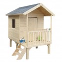 Maisonnette enfant bois Kangourou sur pilotis