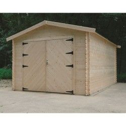 Garage traditionnel en bois 16,20 m²