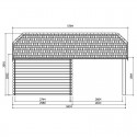 Abri de jardin CORK 7,53m²