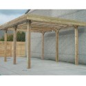 CARPORT BASE 5x5 hauteur 4m