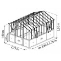 Serre Classique Traditionnelle sur base aluminium