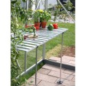 Table rabattable laquée pour serre de jardin