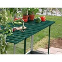 Table rabattable laquée pour serre de jardin