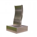 Fontaine de terrasse Genova Ubbink en inox avec pompe