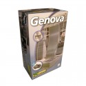 Fontaine de terrasse Genova Ubbink en inox avec pompe