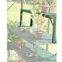 Surtable pour table en métal pour serre