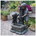 Fontaine de terrasse Portland avec pompe