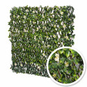 Treillis extensible feuilles de jasmin fleuri