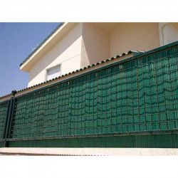Brise-vue En PVC Pour Balcon Ou Jardin - 1,80m X 3m, Couleur Verte, Résistant Aux Intempéries Et UV, Facile à Monter