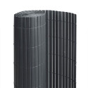 Canisse en PVC anthracite - 90% d'occultation