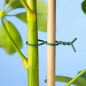 Fil de fer en acier galvanisé plastifié vert