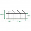 Popular 106 en verre horticole 6.20 m²