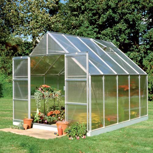 Serre Adossée Polycarbonate Verre Trempé 6+3 mm 4.70m² - Atout loisir