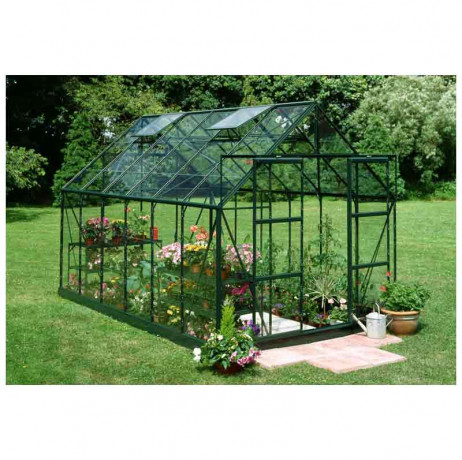 Serre de jardin Magnum 128 en verre trempé - 9.90 m²