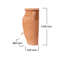 Amphore antik murale hauteur 120 cm