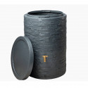 Kit récupérateur d'eau Arondo 250 L gris graphique