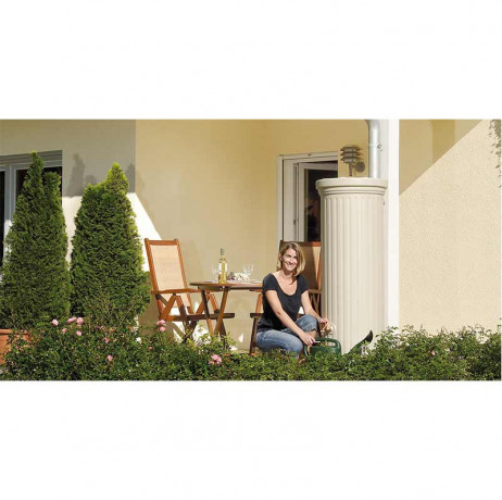 Kit récupérateur d'eau colonne romaine 1 000 L sable