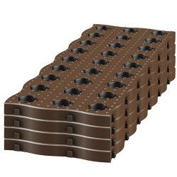 Kit 4 sets de 4 dalles de potager maxi