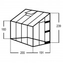 Serre en verre horticole Royal 608 - 4.60 m²