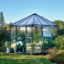 Serre en verre trempé Atrium - 9 m²